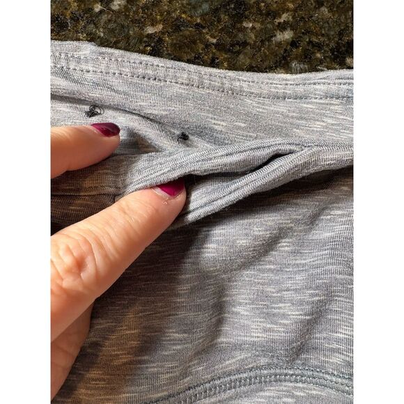 RBX Women's Gray Leggings M with Cell Phone Pocket 25" Inseam - Picture 5 of 7